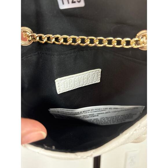 B1 Forever 21 Mini Crossbody Bag Quilted Emily in Paris Coquette Y2K Parisian - Picture 7 of 10